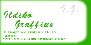 ildiko graffius business card